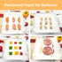 50Pcs 8x8 In Parchment Paper Sheets, White Parchment Paper for Baking, Square Baking Paper Sheets, Precut Parchment Sheets for Cookies, Cooking, F...