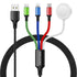 Upgraded Multi Charging Cable for Apple Watch Charger Magnetic Wireless iWatch Charger Nylon Braided USB C/Lightning/Micro Compatible with iWatch ...