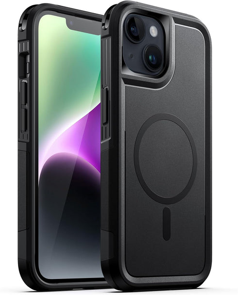 JETech Case for iPhone 14 Plus 6.7-Inch Compatible with MagSafe, Heavy Duty Dual-Layer Rugged Protection, Shockproof Protective Tough Phone Magnet...