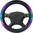 Galaxy Car Steering Wheel Cover 15 Inch for Women Men Purple Anti-Slip Sweat Absorption Universal...
