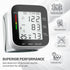Wrist Blood Pressure Monitor Automatic Large LCD Display Adjustable Wrist Cuff Automatic Dual 99 Reading Memory Automatic Digital BP Machine for H...