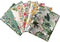 levylisa 7PCS Green Summer Fabric Tropical Floral Quilting Fat Quarter Bundles 18" x 22" DIY Cotton Fabric for Patchwork...