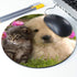 Gaming Round Mouse Pad Custom,Animals Cat Kitten Dog Golden Retriever Puppy Mouse Pad...