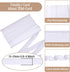MegaPet White Polyester Fringe Tassel Lace Trim 1 Inch x 82 Feet Chainette Fringe Fibre Trim for Sewing Quilting DIY Home Decoration...