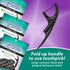 Brightworks ECO Sustainable Floss Picks - 225 Count - Made in USA Charcoal + Mint Infused 100% Post-Consumer Recycled Plastic with Micro-Crystals ...