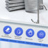 6 Pieces Double Multipurpose Wire Dishwashing Rag for Wet and Dry Dish, Multifunctional Non Scratch Wire Dishcloth, Kitchen Cleaning Rags (6-PCS)...
