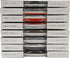Universal TFX 0208246 - Auto Customizing 1/2" 2-Color Dual Pinstripe -1/2" x 150' (1/4” Stripe, 1/8" Gap, Then 1/8” Stripe) - 246- Black/Red...