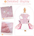 Dog Dress for Small Dogs Girl Summer Puppy Dresses Clothes Outfit for Chihuahua Yorkie Teacup Pink Dog Wedding Dress Holiday Cute Bowknot Pet Skit...