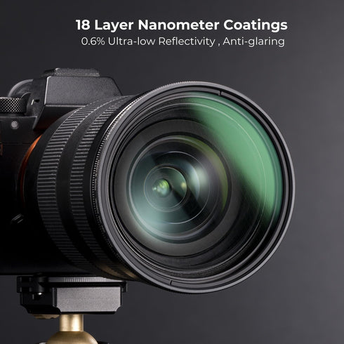 K&F Concept 49mm Variable Star Filter Cross Screen Starburst Filter 4, 8 Points -18 Layer Coating Ultra Slim Optical Glas Camera Lens Filter with ...