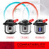 3-Pack 6QT Silicone Sealing Rings with Steam Release Valve - Compatible with Instant Pot Ultra & 6 Quart Models (Duo, Lux, Duo Plus, Ultra, Viva) ...