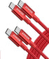 Anker 333 USB 2.0 Type C Charger Fast Charging Cable (6ft 100W, 2-Pack), for MacBook Pro 2020, iPad Pro 2020, iPad Air 4, Samsung Galaxy S21, Pixe...