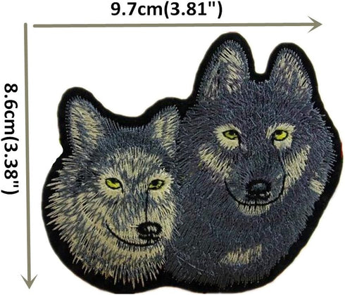 13pcs Assorted Lion Tiger Leopard Wolf Deer Eagle Embroidered Safri Animal Patches Sew Iron on Applique Badge (Assorted)...