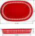 Cedilis 40 Pack Fast Food Baskets, 10.5 x 7 Inch Plastic Baskets, Food Service Tray for Hot Dogs, Burgers, Sandwiches, Fries, Barbecues, Picnics, ...