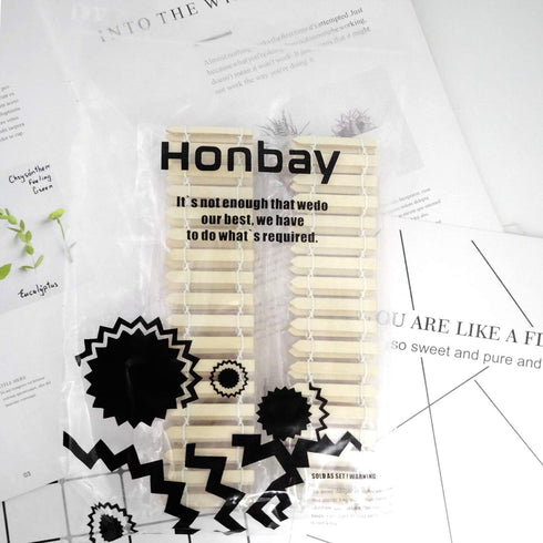 Honbay 2PCS Wooden Miniature Garden Decorative Picket Fences Palisades for Ornament (Length: 90cm/35inch)...