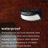 Solar Powered Step Lights (2-Pack) - Elegant Curved Modern Design with 4 LED. Energy efficient Constant Lighting Mode Provides Soft, White Light. ...