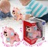 Crawling Baby Toys for 6-12 Months, Fun Tummy Time Toys for Toddler with Music and Light, Interactive Walking Moving SensoryToys for Infant Baby G...