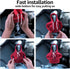 2 Pcs Car Gear Shift Hoodie,Universal Shift Knob Cover for Gear Stick Shifter, Cute Automatic Gearshift Boots Protector Covers Decor,Winter Car Ha...
