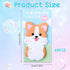Cute Self Stick Notes, 6 Pack Cartoon Animal Sticky Note Kawaii Markers Flags Memo Pads Small Sticky Memo Pad Dog Cat Rabbit Bear Shape 8x5cm/3.2x...