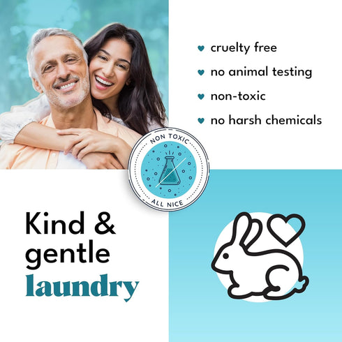 Zero Trace All Natural Laundry Detergent Fragrance Free Sheets - Eco Friendly & Unscented Laundry Detergent (144 Loads 72 Sheets)...