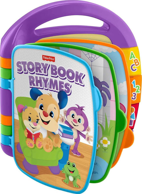 Fisher-Price Baby Learning Toy Laugh & Learn Storybook Rhymes Musical Book with Lights & Sounds for Infants Ages 6+ Months (Amazon Exclusive)...