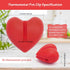2Pcs Thermometer Pot Clip Holder, Windspeed Red Candy Thermometer Pot Clip Holder for Digital Thermometer Holder for Candle Soap Jam Candy Milk Ch...