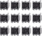 Newhouse Hardware 2-Gang PVC Old Work Electrical Outlet Box (3-Pack) | 25 cu. in. Plastic Junction Box for Switches, GFCI, or Duplex Receptacle Ou...