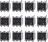 Newhouse Hardware 2-Gang PVC Old Work Electrical Outlet Box (3-Pack) | 25 cu. in. Plastic Junction Box for Switches, GFCI, or Duplex Receptacle Ou...