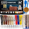 Coconix Floor & Furniture Repair Kit | Fix Scratches, Scuffs, and Dents on Hardwood Floors, Furniture, and Laminate Surfaces | Easy Application wi...