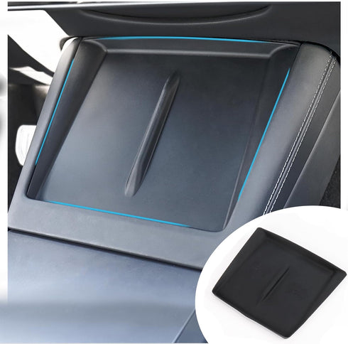 Carwiner Center Console Wireless Charger Silicone Mat for 2024 Tesla Model 3 Highland Interior Accessories (Black)......