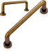5-Pack Antique Brass Cabinet Pulls, 3" Hole Center Bar Drawer Handles for Kitchen Cupboards Dressers, Vintage Home Improvement Hardware...