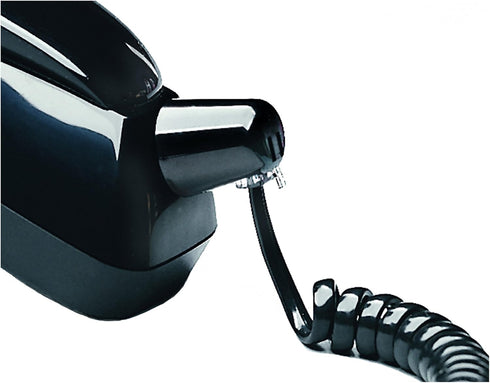 Softalk Twisstop Detangler with Coiled, 25-Foot Phone Cord, Black...