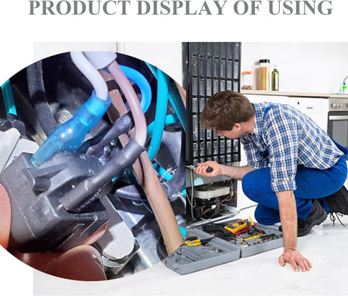 Reyhoar Replacement Part 3 Pin QP2-4.7/ QP2-4R7 4.7 Ohm Refrigerator PTC Start/Starter Relay - Compatible with Whirlpool, Frgidaire, Kenmore and Most Mini Fridges and Coolers (2 Pcs)