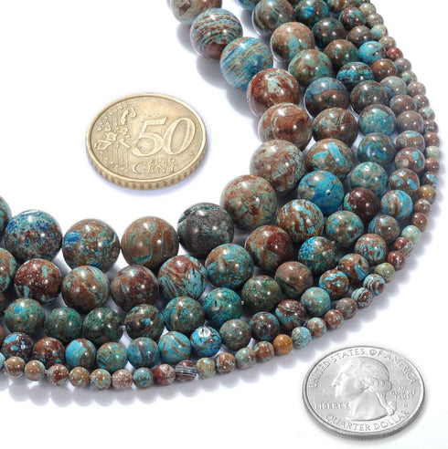 6MM Crazy Blue Lace Agate Beads for Jewelry Making Semi Precious Gemstone Round Loose Stone Beads for Bracelets Handwork Business...