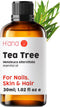 H'ana Tea Tree Essential Oil - 100% Pure and Natural Tea Tree Oil for Skin, Hair, Face, Toenails, and Aromatherapy - With a Distinct, Medicinal (1...