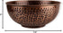 GoCraft Antique Copper Mixing Bowl with Hammered Finish for Salad, Egg Beating, Decorative & Kitchen Serving Purposes - 7.5" (Antique Finish)...
