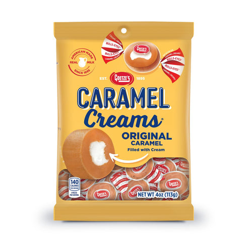 Goetze's Candy Vanilla Caramel Creams - 4 Ounce Bag - Fresh from the Factory...