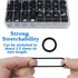 1280 Pcs 24 Size Rubber O-Ring Assortment Kit with Pick and Hook Set for Pressure Washer Faucet Plumbing OD 6mm-28mm...