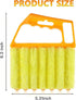 AOCEAN 4 Pcs Blind Cleaner Duster Tool 7-Finger Dusting Cleaner Tool for Window & Air Conditioner Handheld Mini Duster Brush for Wood Blinds Dust ...