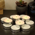 Stonebriar 20 Pack Unscented Mega Oversized Tea Light Candles with 9 Hour Extended Burn Time...