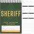 Law Enforcement Incident Report Notepads, Sheriff, Security & Police Gear, EDC Officer Notebook, Cop Gifts, Interview Equipment Accessories Book, ...