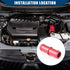 Aluminum Heater Hose Connector Compatible with 370Z Infiniti G35 G37 QX50 Q60 Q70 M35 M37 Replacement#92417-JK20A...