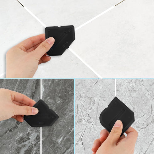 2 PCS Silicone Caulking Tool Set Sealant Finishing Tool Portable Sealant Scraper Sealant Reuse Grout Scraper for Kitchen Bathroom Floor Caulking, ...