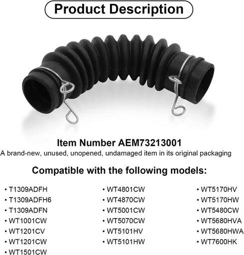 superbobi Washer Washing Machine Drain Hose - for LG AEM73213001
