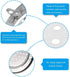 2 Pack 9-1/4" Pressure Cooker Canner Rack Stainless Steel Food Steamer Rack Cross Wire with 3 Short and 3 Tall Detachable Legs for Steamer Pot for...