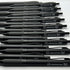 Fengtaiyuan ZYZOilyB07US, 18 Count, 0.7mm, Black Ink Ballpoint Pen, Matte Texture Pen Barrel, Smooth Writing, Slip-Resistant Comfort Grip (Black-Z...