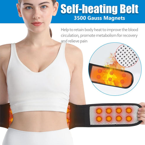 Heating Magnetic Therapy Back Brace Support Belt for Men Women, for Sciatica, Herniated Disc, Scoliosis Back Pain Relief - XXL1...