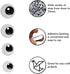 1221 Pieces Wiggle Googly Eyes Self Adhesive Wiggle Eyes (Assorted Sizes) for DIY Crafts Scrapbooking (Classic)...