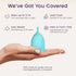 EcoBlossom Reusable Menstrual Cup Set - The Most Reliable Medical Grade Silicone Period Cups - Comfortably use for 12 Hours (Small & Large)...