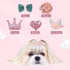 WWW Small Dog Hair Clips 5 Pcs Cat Dog Hair Bows Girls Puppies Hair Barrettes Cute Bow Flower Crown Hairpin Head Flower Hair Pins Cat Puppy Party ...