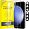 JETech Screen Protector for Samsung Galaxy S23 FE 6.4-Inch with Camera Lens Protector, Tempered Glass Film, Fingerprint ID Compatible, HD Clear, 2...